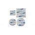 Set autocolante adezive 4 buc, negru