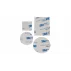 Set autocolante adezive 4 buc, alb