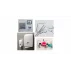 Set autocolante adezive 4 buc, alb