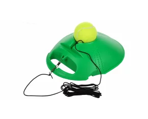 Ajutor antrenament tenis, minge cu elastic Tennis coach verde