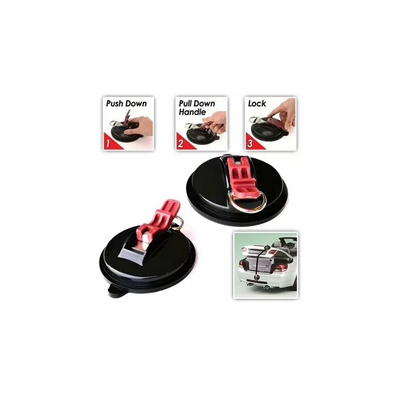 Ancora cu ventuza Merco Flex, diametru 11.5cm, inaltime 4.5 cm, include 2 carlige