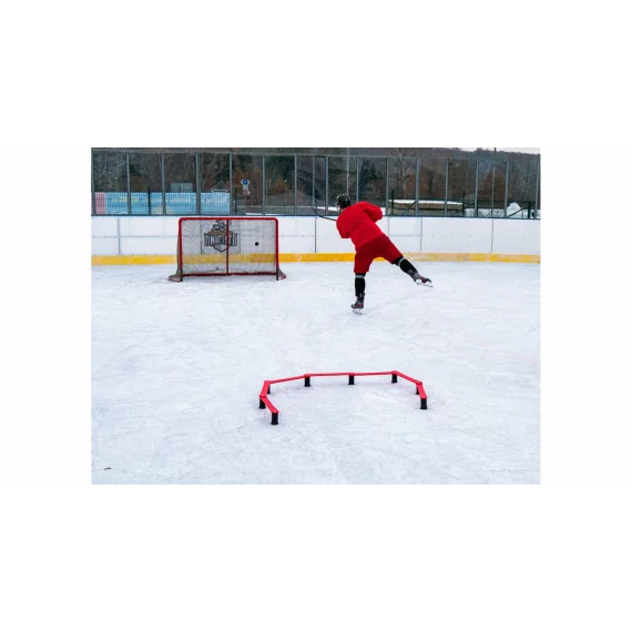 Aparat de antrenament pentru hochei 7 Section stickhandling