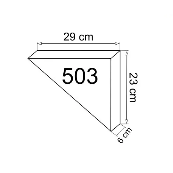 Bag 503 geanta de biciclete triunghiulara