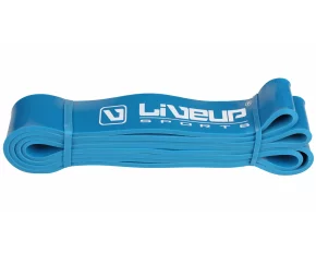 Banda latex aerobic Loop, 208x0,45cm, albastru