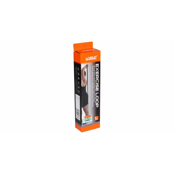 Banda latex aerobic Loop, 208x0,45cm, albastru