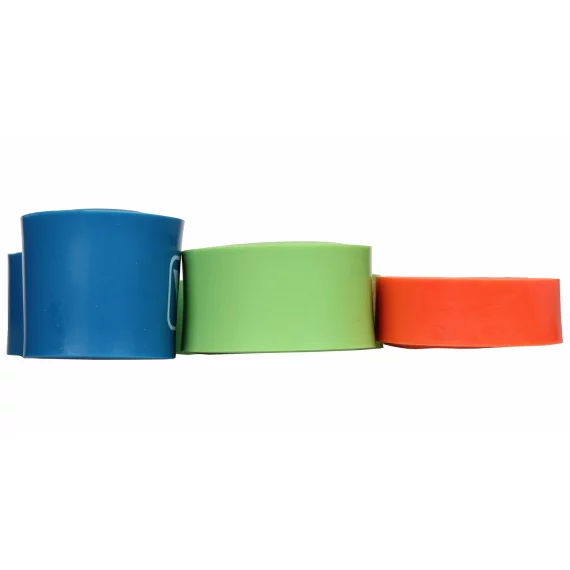Banda latex aerobic Loop, 208x0,45cm, albastru