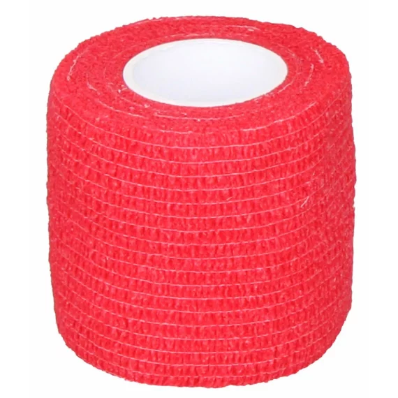 Bandaj elastic autoadeziv Grip Tape flexible, rosu