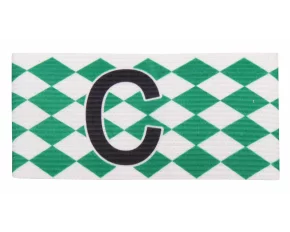 Banderola capitan Diamond verde-alb