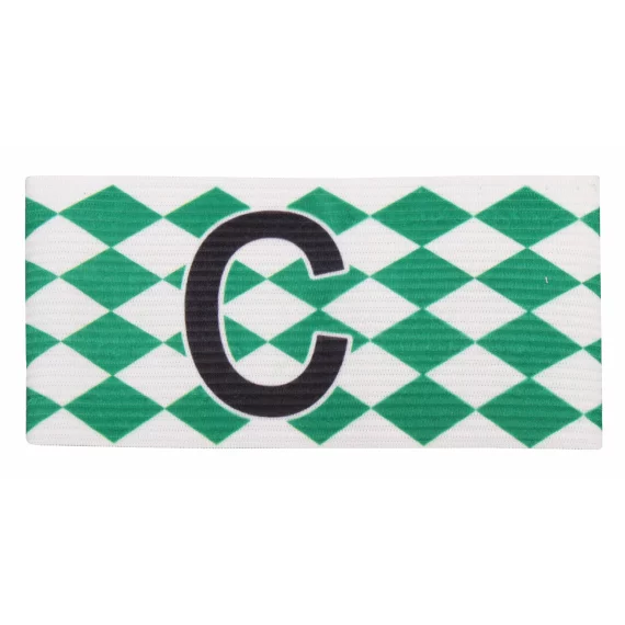 Banderola capitan Diamond verde-alb