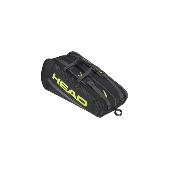 Base Racquet Bag M geanta pentru rachete, negru-galben