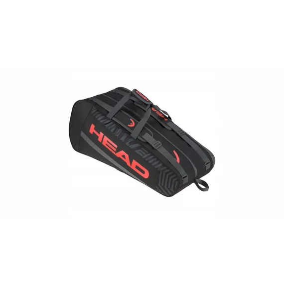 Base Racquet Bag M geanta pentru rachete, negru-portocaliu