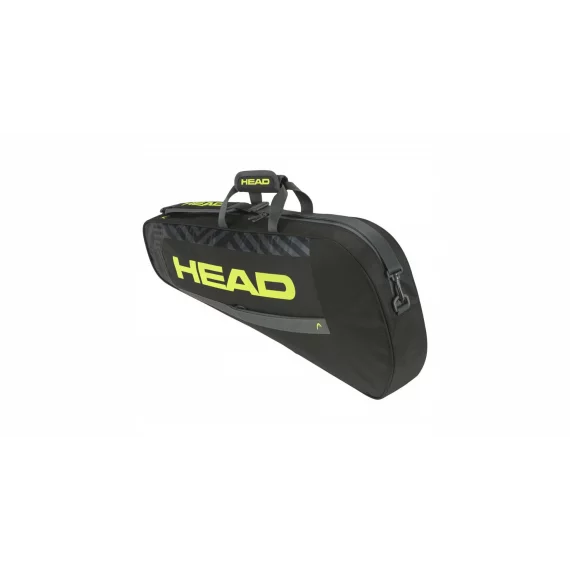 Base Racquet Bag S geanta pentru rachete, negru-galben
