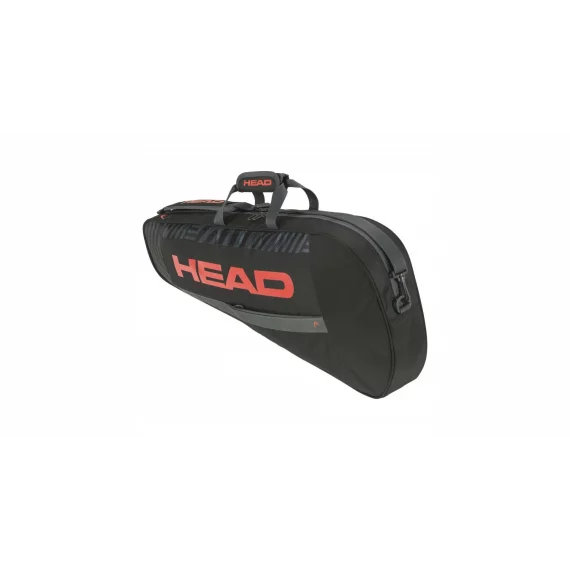 Base Racquet Bag S geanta pentru rachete, negru-portocaliu