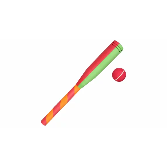 Bata baseball din plastic si minge din spuma