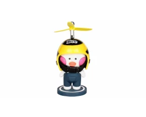 Bee duck ornament
