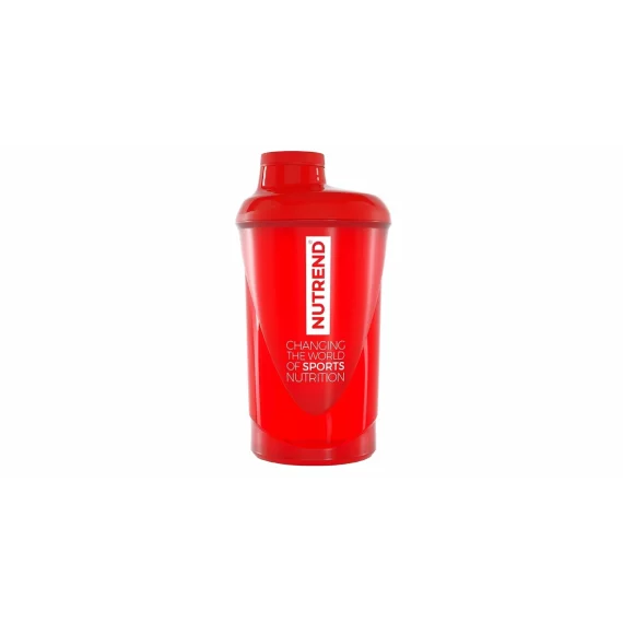 Bidon Shaker 600 ml, rosu