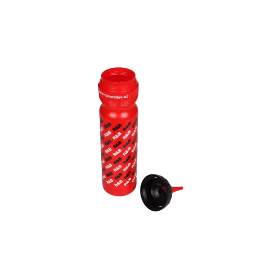 Bidon sport cu pai logo R &amp; B albastru