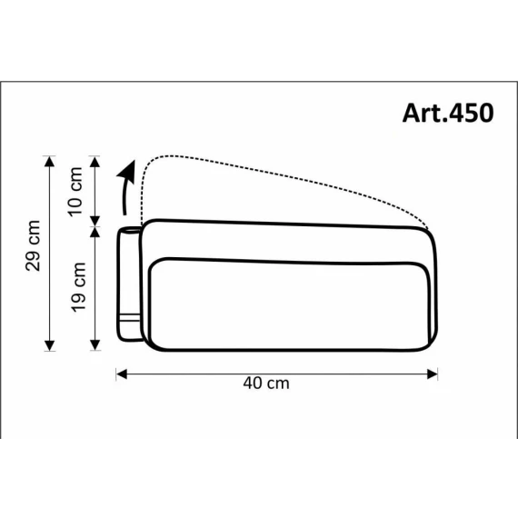 Bike Pannier 450 geanta de bicicleta pentru suportul spate