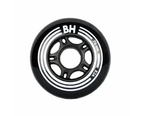 Black 76mm 82A roata pentru patine in linie neagra de 76 mm 82A