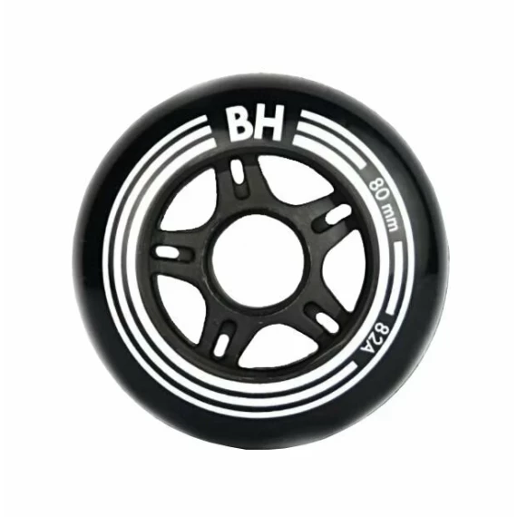 Black 80mm 82A roata pentru patine in linie neagra de 80 mm 82A