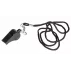 Black Plus plastic whistle with cord