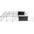 Tarc pentru caini, pisici si animale mici, Merco Block, dimensiuni 161 x 75 x 37 cm, culoare negru