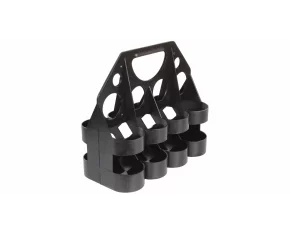 Bottle Carrier suport pentru 8 sticle din plastic, negru