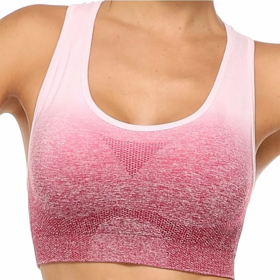 Bustiera sport Motion Bra rosu