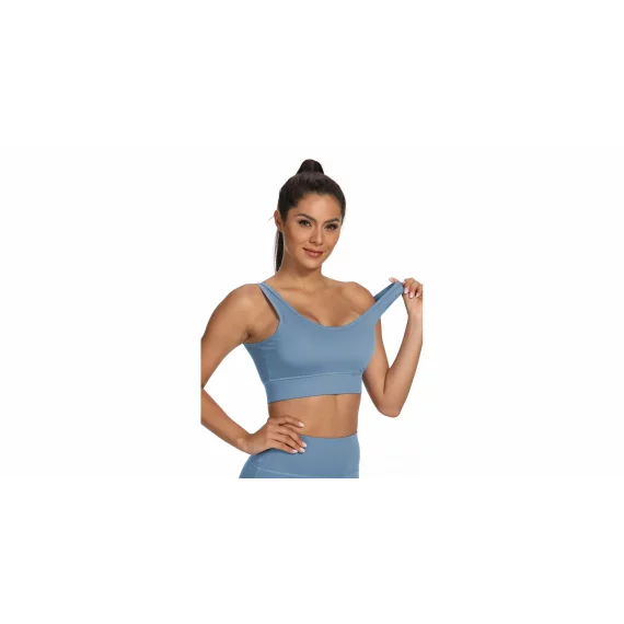 Bustiera Yoga Feel albastru