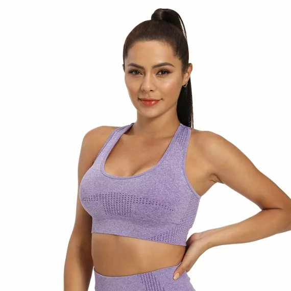 Bustiera Yoga Rate violet