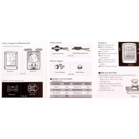 Calculator de ciclism JS-217
