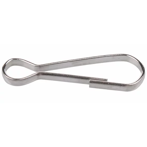 Carabiner 55 mm nickel
