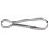 Carabiner 55 mm nickel