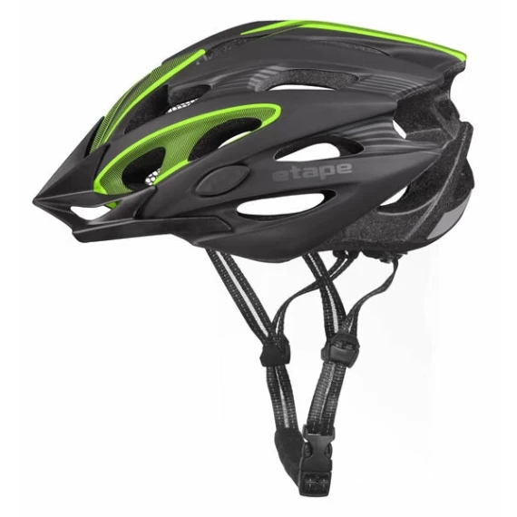 Casca bicicleta Biker, negru-verde
