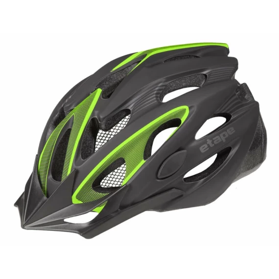 Casca bicicleta Biker, negru-verde