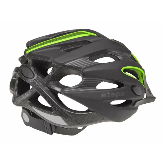 Casca bicicleta Biker, negru-verde