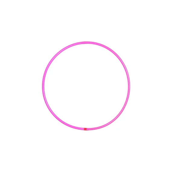 Cerc de gimnastica Hula Hoop, culoare neon