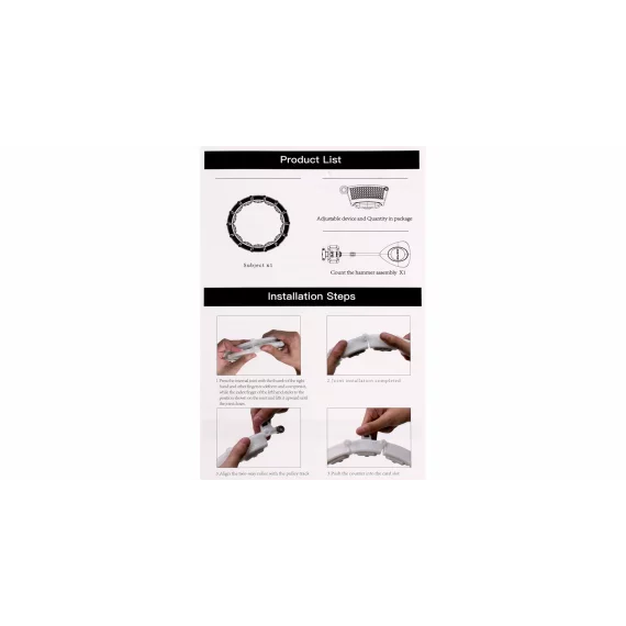 Cerc de gimnastica Hula Hoop Counter, verde