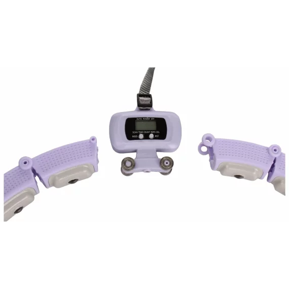 Cerc de gimnastica Hula Hoop Counter, violet