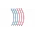 Cerc gimnastica Hula Hoop Foam, roz