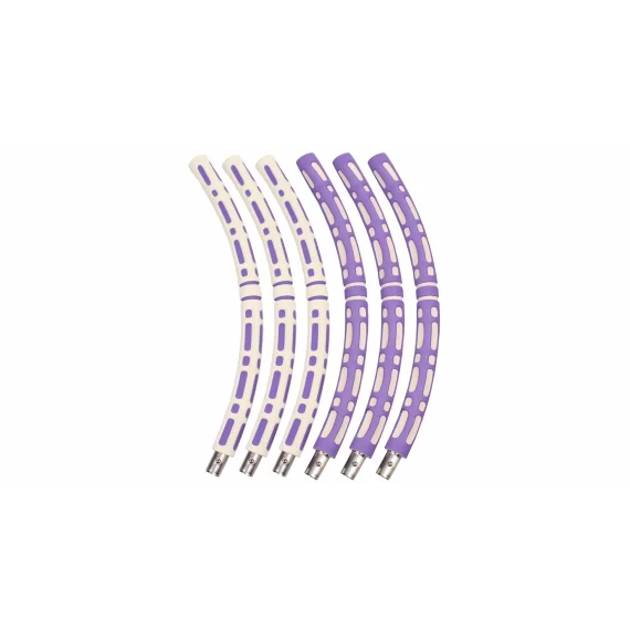 Cerc gimnastica Hula Hoop Foam, violet