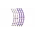 Cerc gimnastica Hula Hoop Foam, violet
