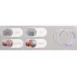 Cerc gimnastica Hula Hoop Foam, violet