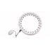 Cerc gimnastica Hula Hoop Massage, alb