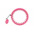 Cerc gimnastica Hula Hoop Massage, rosu