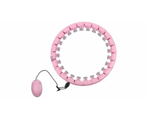 Cerc gimnastica Hula Hoop Massage, roz