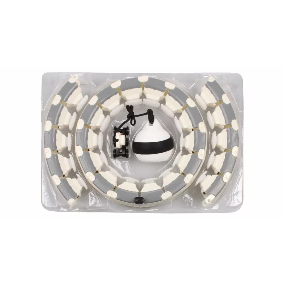 Cerc gimnastica Hula Hoop Smart, gri