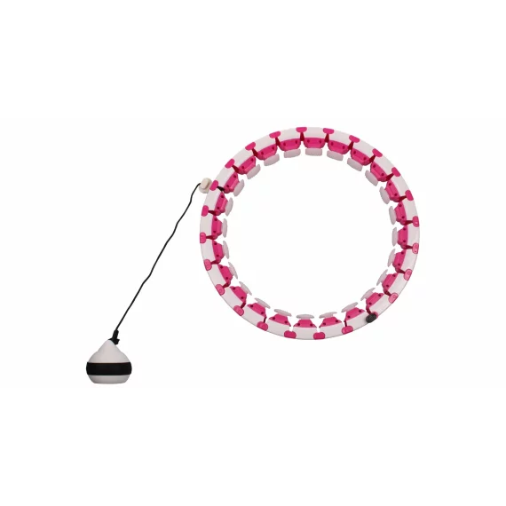 Cerc gimnastica Hula Hoop Smart, roz inchis