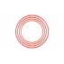 Cerc plat din plastic, HP,40,50,60,70 cm, rosu