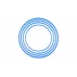 Cerc plat din plastic, HP,40,50,60,70 cm, albastru
